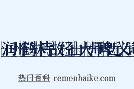 润州鹤林寺故径山大师碑近义词是什么意思的图片